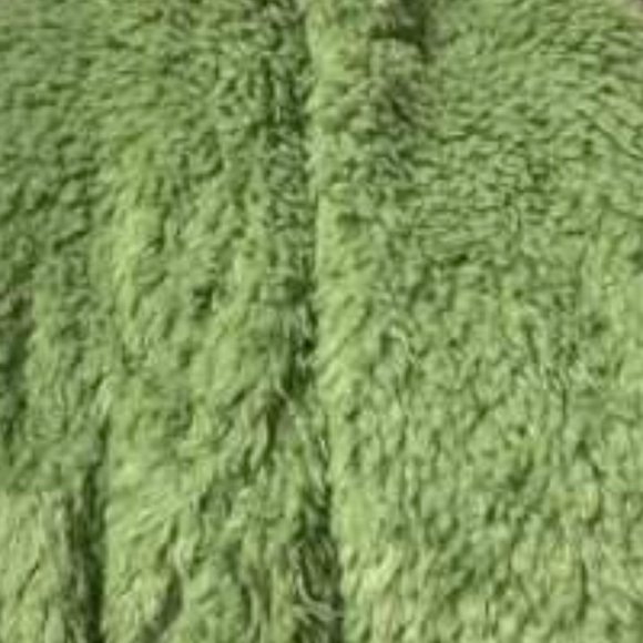 Green glamorous vegan fur teddy coat - Picture 9 of 9